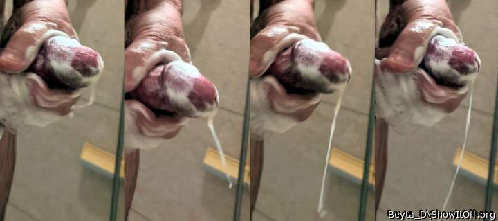 Lather it up! I stroke lefty as well.