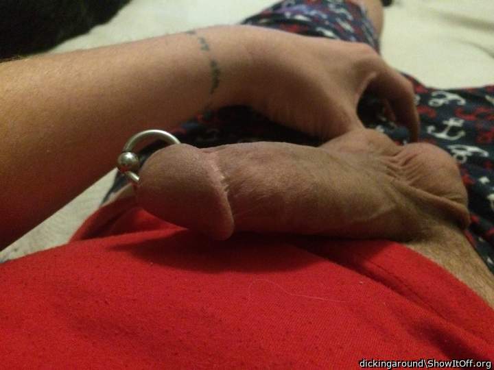 Hot pierced cock  