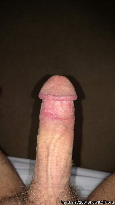 nice size man. we are both blessed with big dicks and real m