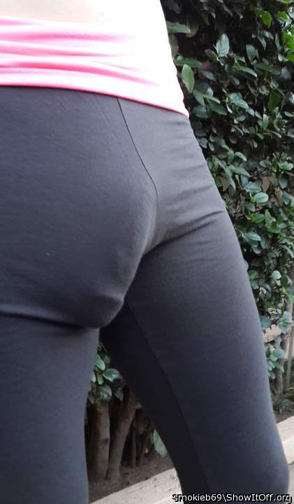 cock in yoga pants