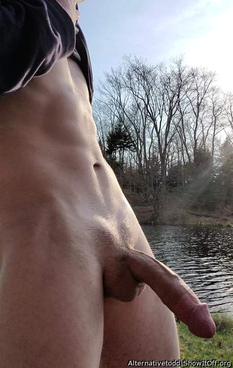 Beautiful penis!  Its so nice to feel the breeze and sun.  O