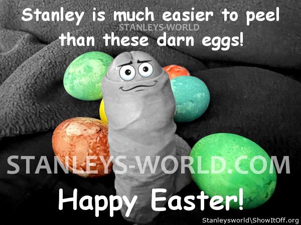 Peeling Easter Eggs