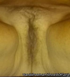 Waiting to be spread wide open.