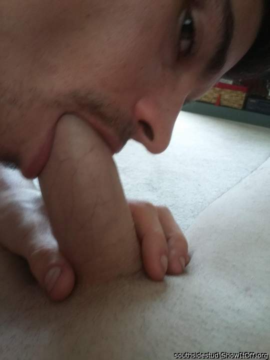 teen with my a mouth full