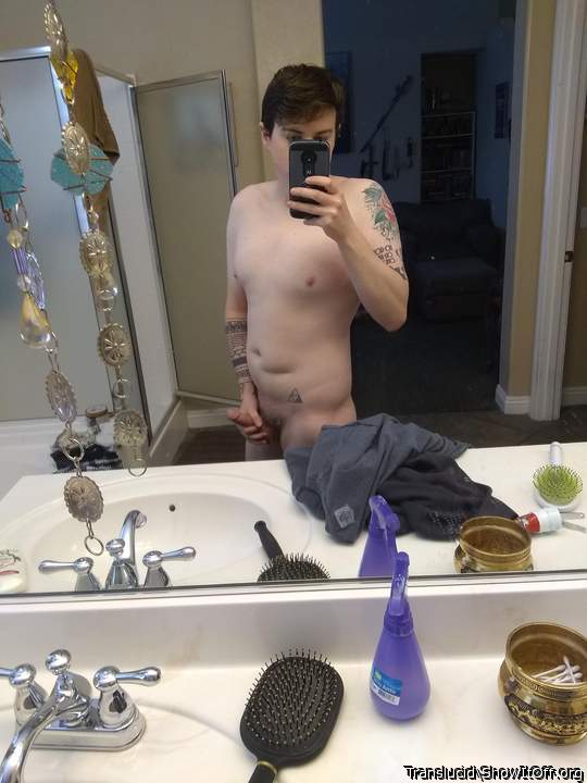 Before a shower