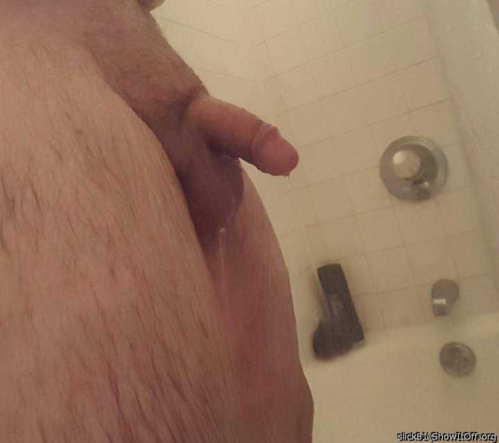 In the shower