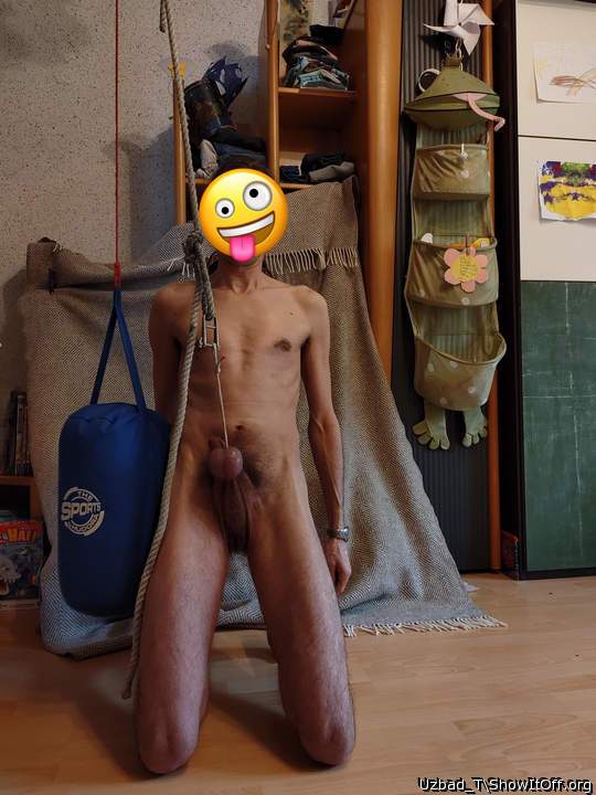 Morning Exercise - Lifting Punching Bag