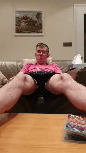 You won't need to pull those briefs down. Just sit back and 