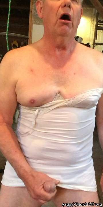 Enjoying my cock