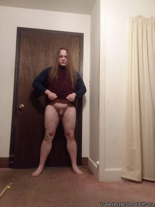 I'll lift up my shirt so you can look...