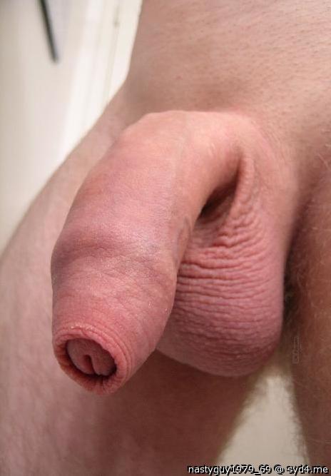 My uncut cock