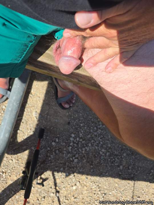 (Singing) Sunshine on my penis feels so sexy ...