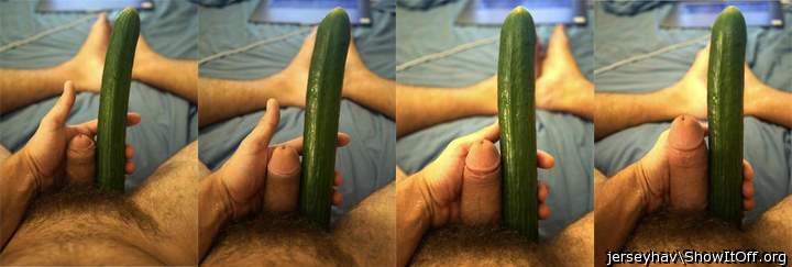 growing like a cucumber...though not as high
