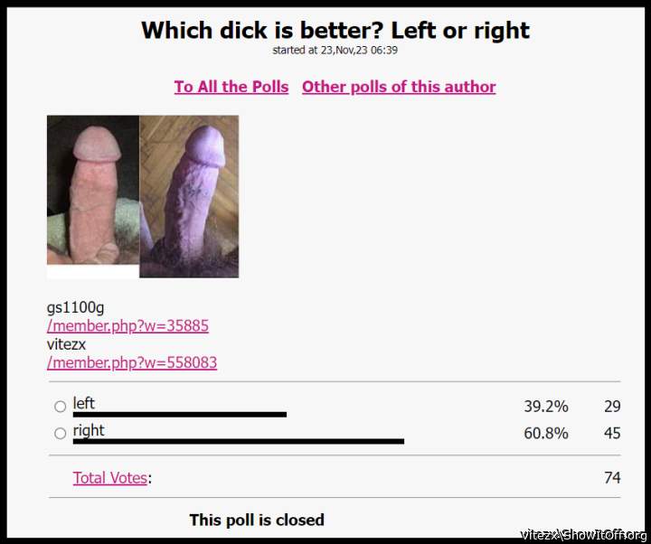 Vitezx has better cock then  gs1100g