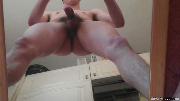 Sweet view of your ass from below 