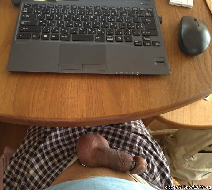 I'm home working.
