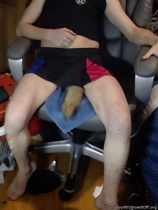 trying out my new tail