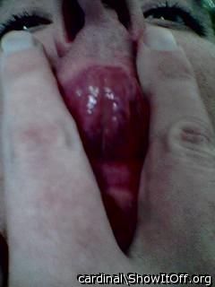 Photo of a purple headed monster from cardinal
