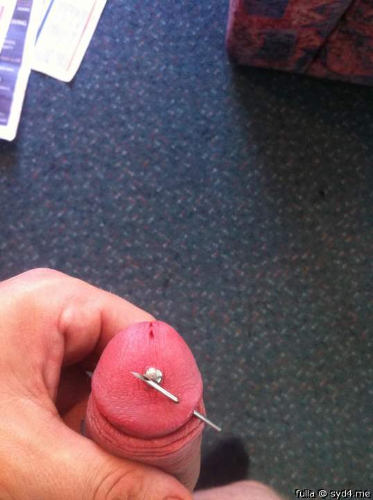 piercing my cock dydoe
