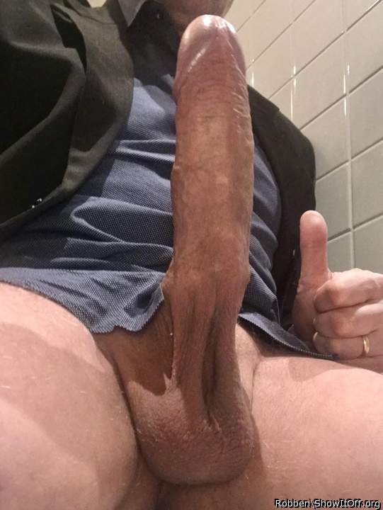 Thumb and cock