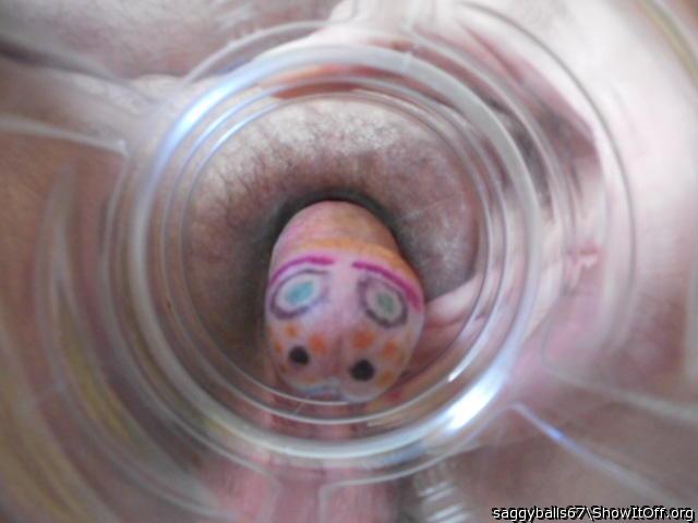 jackmeoffnow cbt big dick head with face in bottle  - [6-27-16-446]