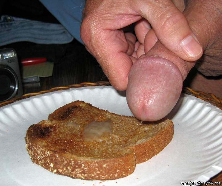 Breakfast is served...toast and jam...