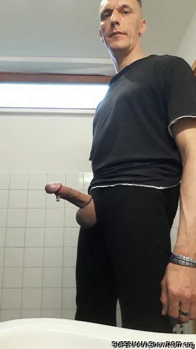 My pierced hard cock
