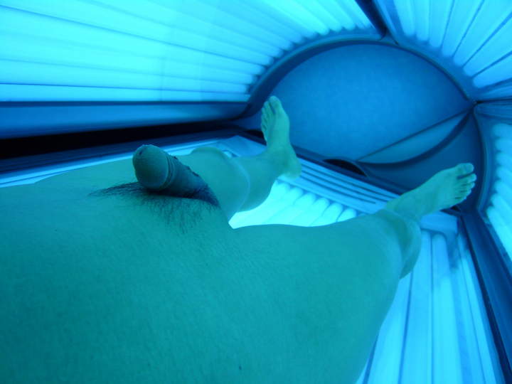 inside the tanning machine