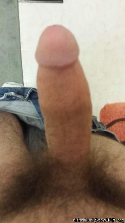 Sexy thick cock with a nice soft bush