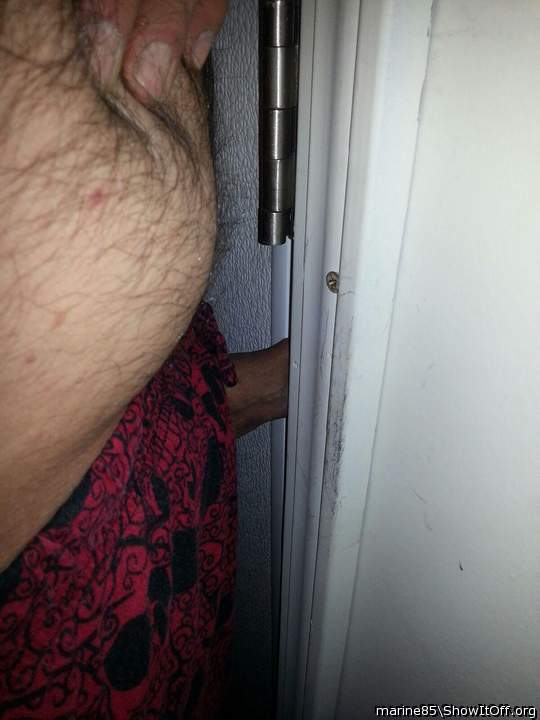 In the door