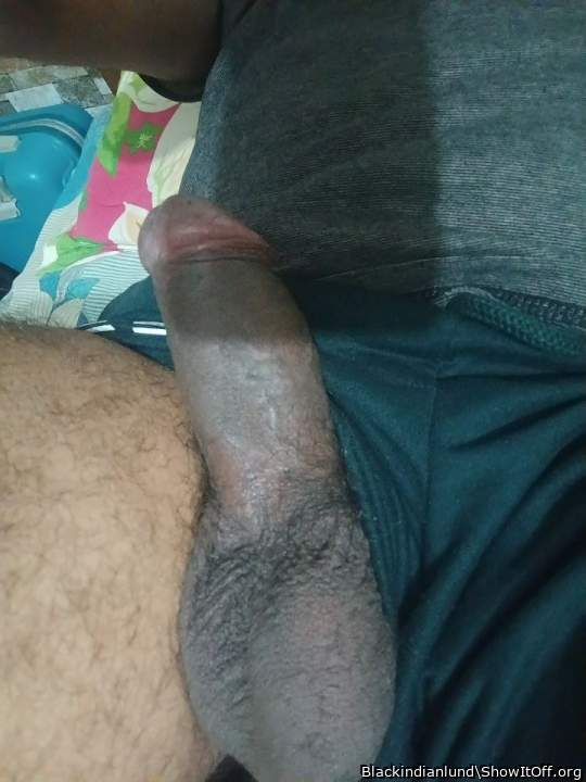 Morning semi hard with balls.