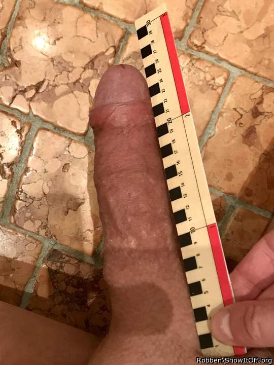 Measuring erection (centimeter scale)