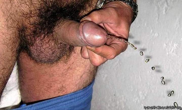 peeing cock