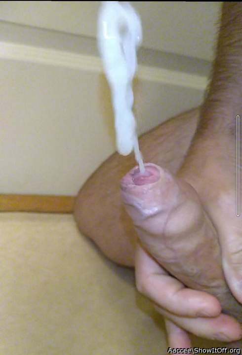 Nice cum load ..nice cock too