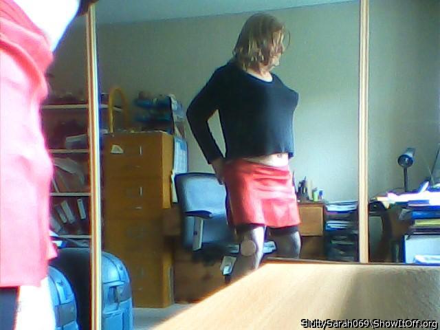 Red Mini Skirt