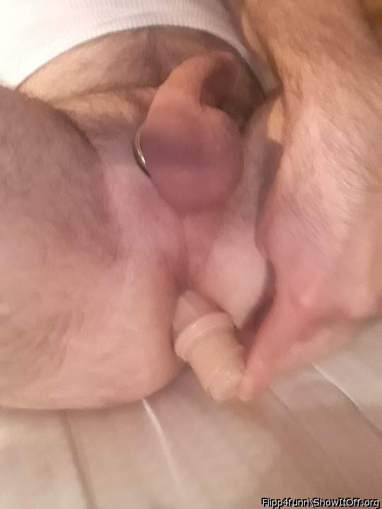 Bad pic, but 7" vibing deep inside me