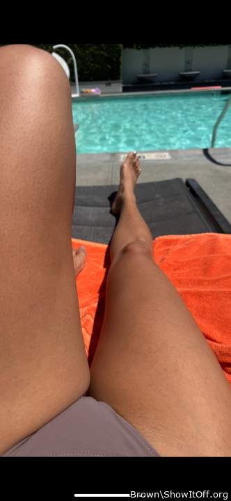 Very nice legs.  I can see me running my hands over the with