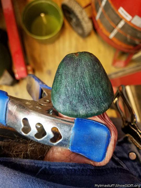 It went green with envy, had to choke it off
