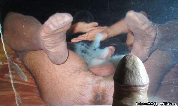 I can feel sperm on me....