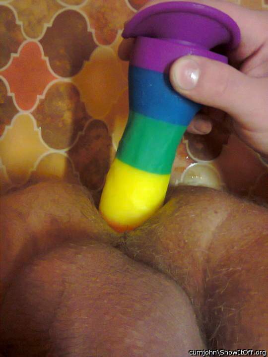 Pride dildo in ass 2