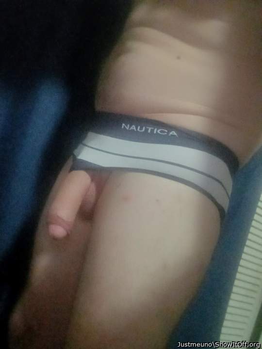 I'm afraid that cock doesn't fit in those briefs!