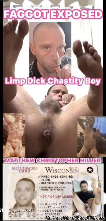 I, Matthew Christopher Hiller, understand my nudes with ID will be posted.