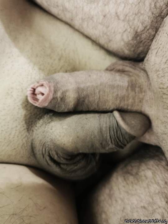 Tuck that bare knob into that foreskin-pussy!!!  