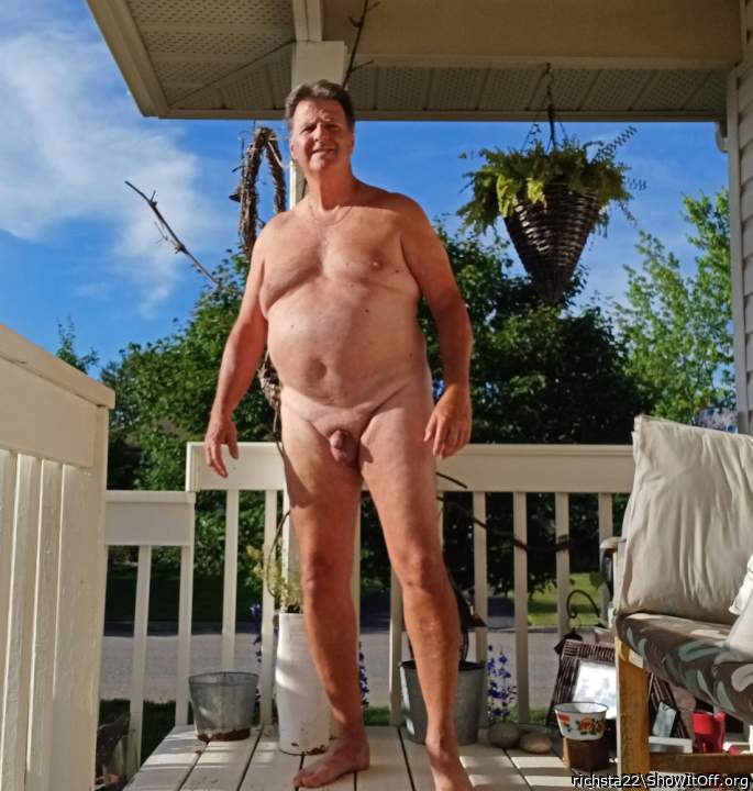 Exposing on my back deck