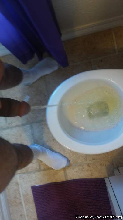 still pissing.