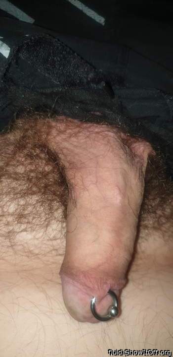 Photo of a boner from fluid