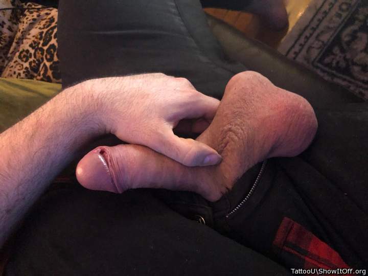 Because I know you guys like my huge balls ;) Soft, and without my piercing.