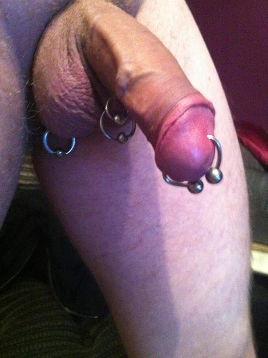 pierced cock