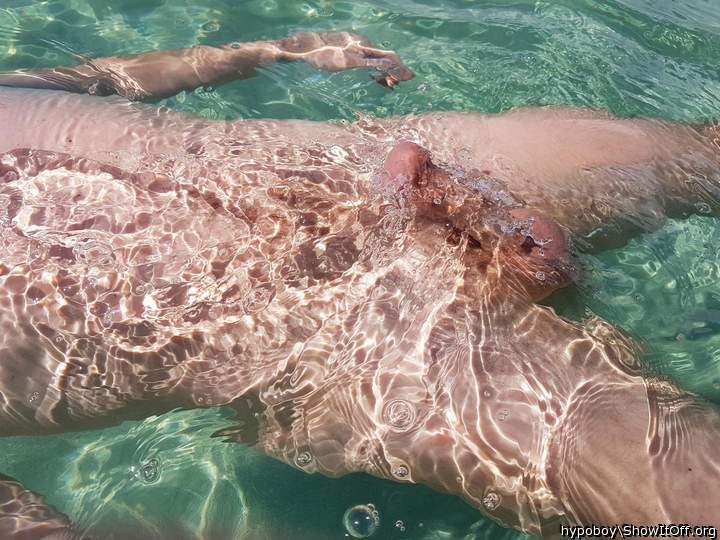 my harrrd dick smashed by the waves...