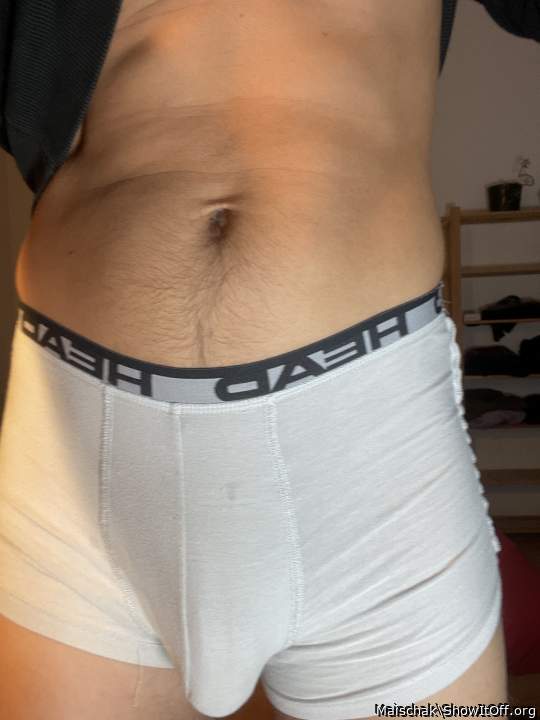 Soft cock bulge